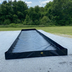 10' x 50' Angle Bracket Frac Tank Berm 10' x 50' Angle Bracket Frac Tank Berm